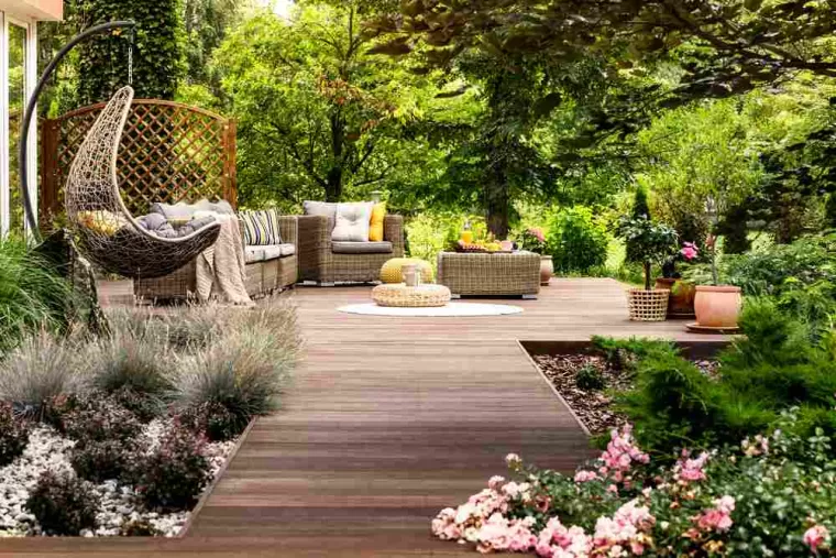 Terrasse en bois, Buis-les-Baronnies, Menuiserie Barbier